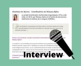 Interview : Réseau Alpha et les coordinations linguistiques en Île-de-France