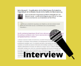 Interview : Plateforme d’orientation linguistique de la Mission locale de la Vallée de Montmorency (95)