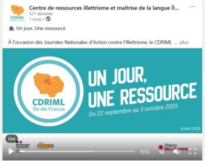 Un jour, une ressource : agir ensemble contre l'illettrisme