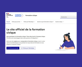 Outil : Le site de la formation civique, pour accompagner le parcours d'intégration